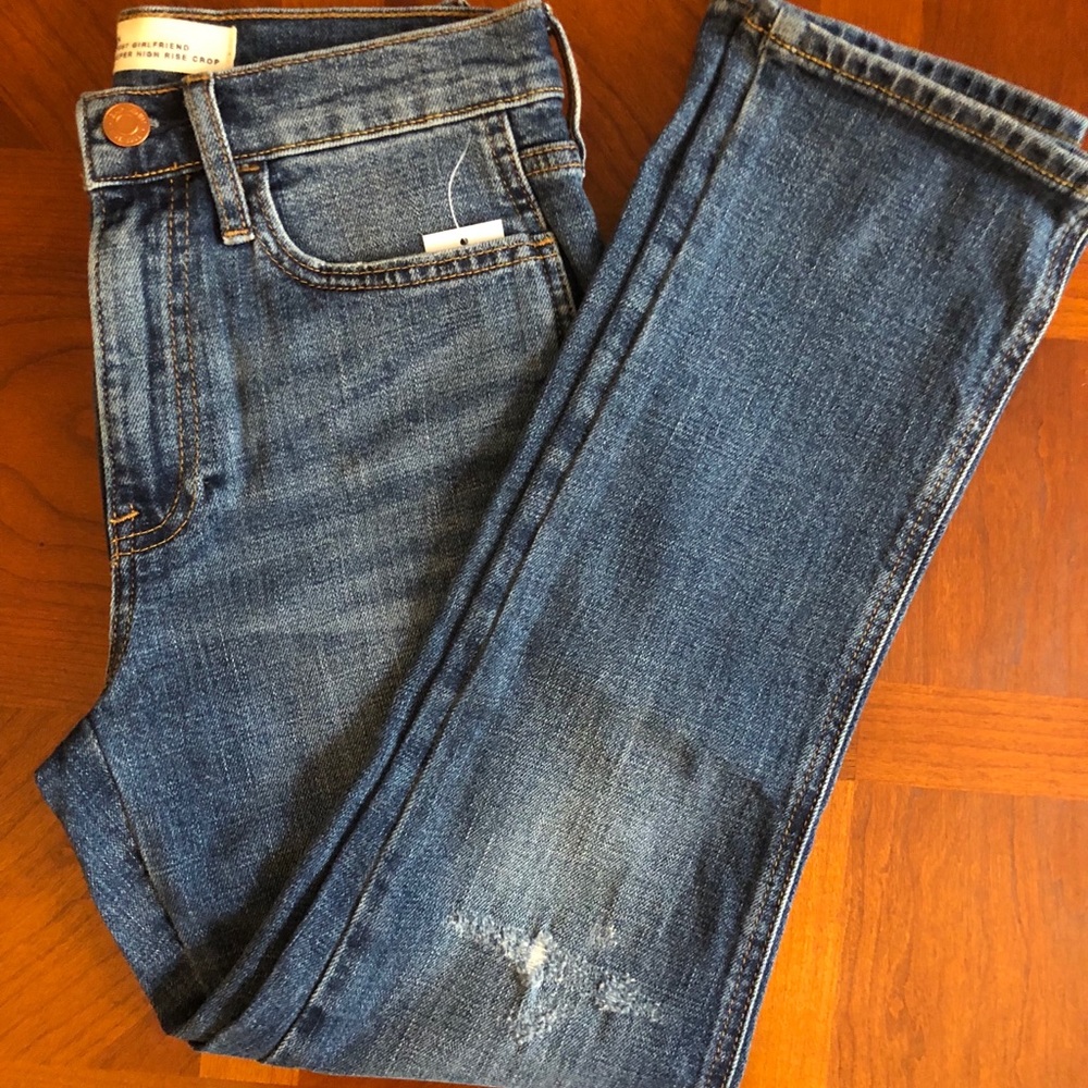 Gap Best Girlfriend high rise cropped jeans NWT